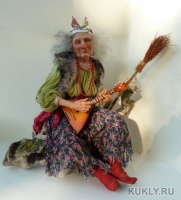 Living Doll. Мех шиншиллы. Текстиль. Сапоги — натуральная замша. Искусственный мох, 50 см, 2012